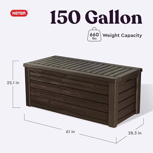150-Gallon Deck Box with Bench Seating